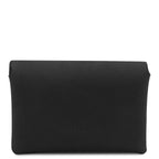 Porte-monnaie compact MONETA en cuir pleine fleur