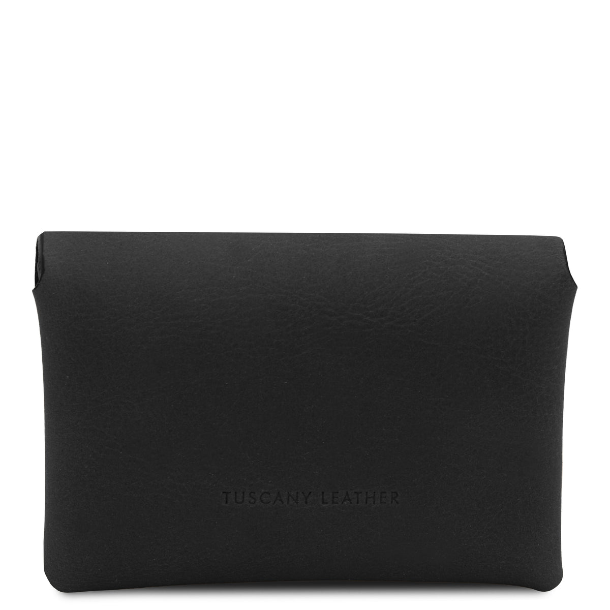 Porte-monnaie compact MONETA en cuir pleine fleur
