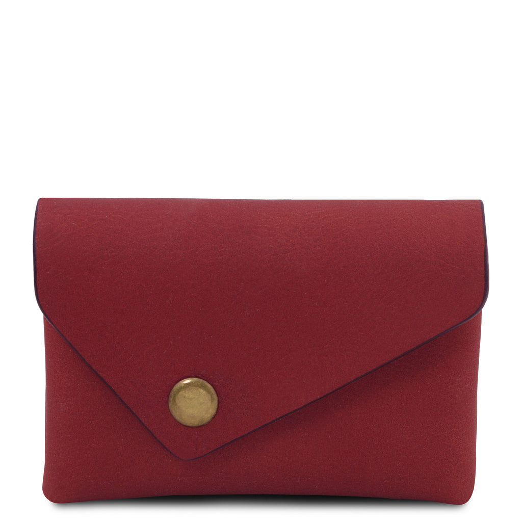 Porte-monnaie compact MONETA en cuir pleine fleur