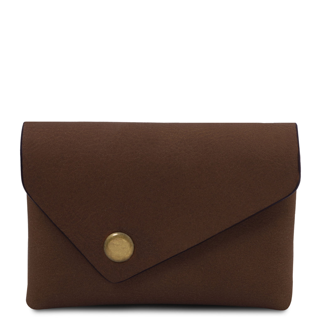 Porte-monnaie compact MONETA en cuir pleine fleur