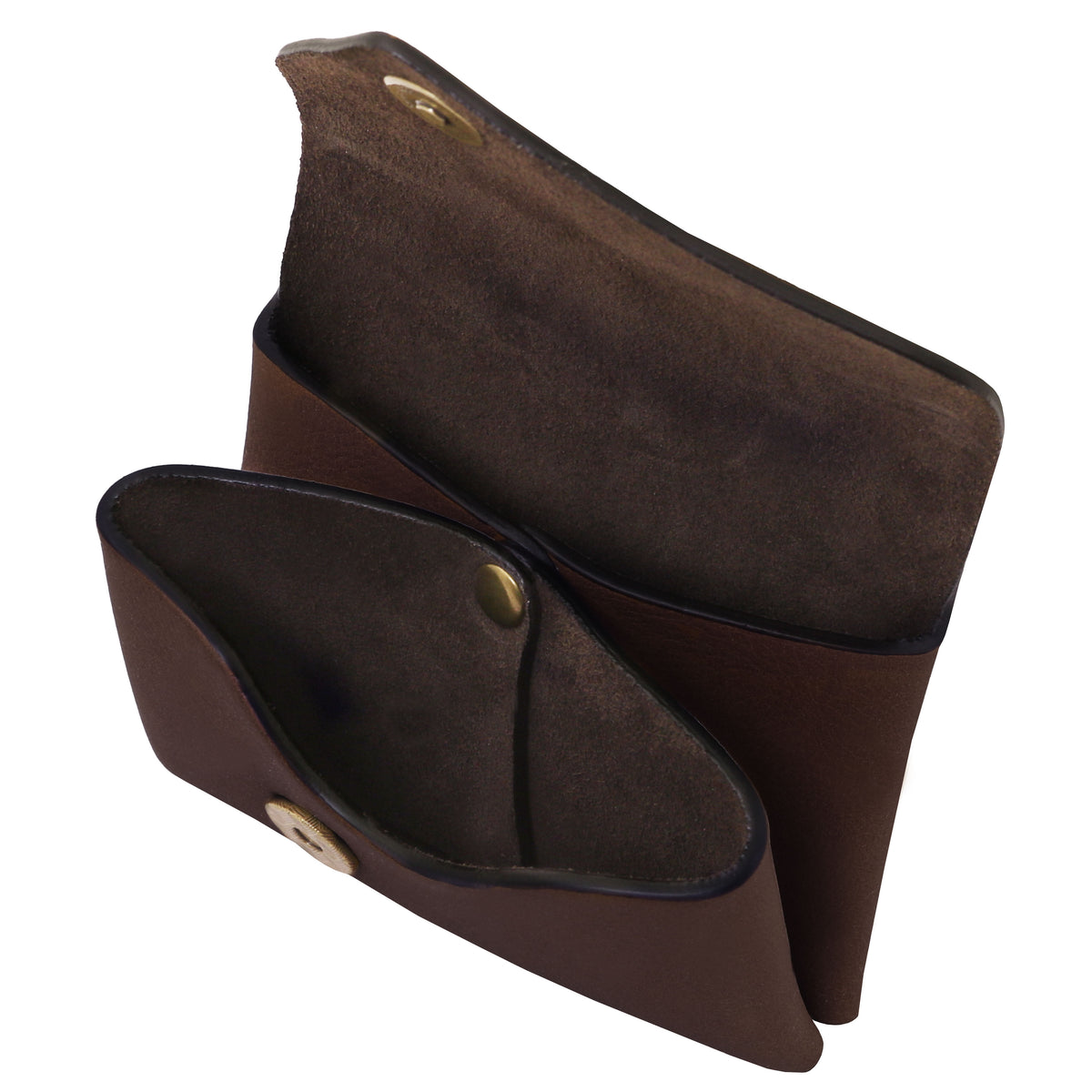 Porte-monnaie compact MONETA en cuir pleine fleur