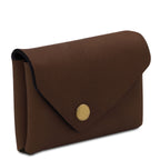 Porte-monnaie compact MONETA en cuir pleine fleur