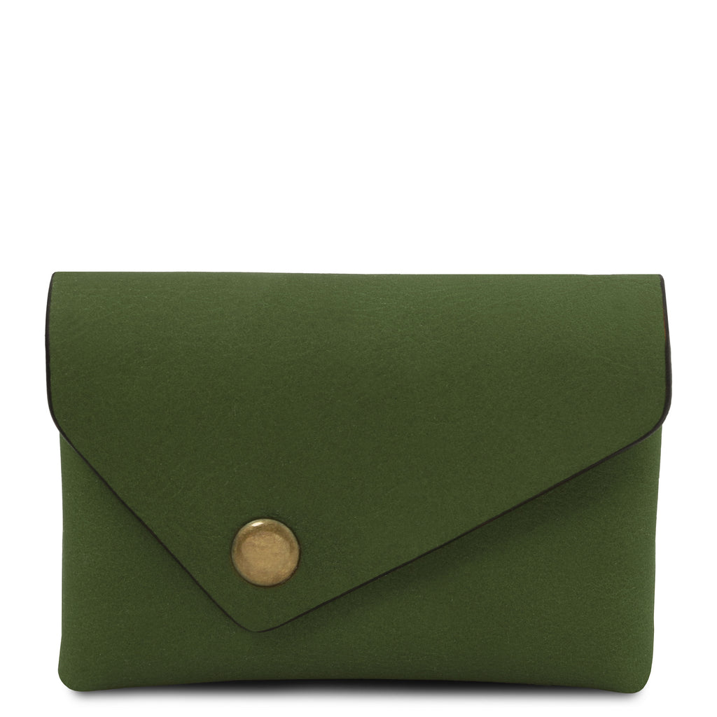 Porte-monnaie compact MONETA en cuir pleine fleur