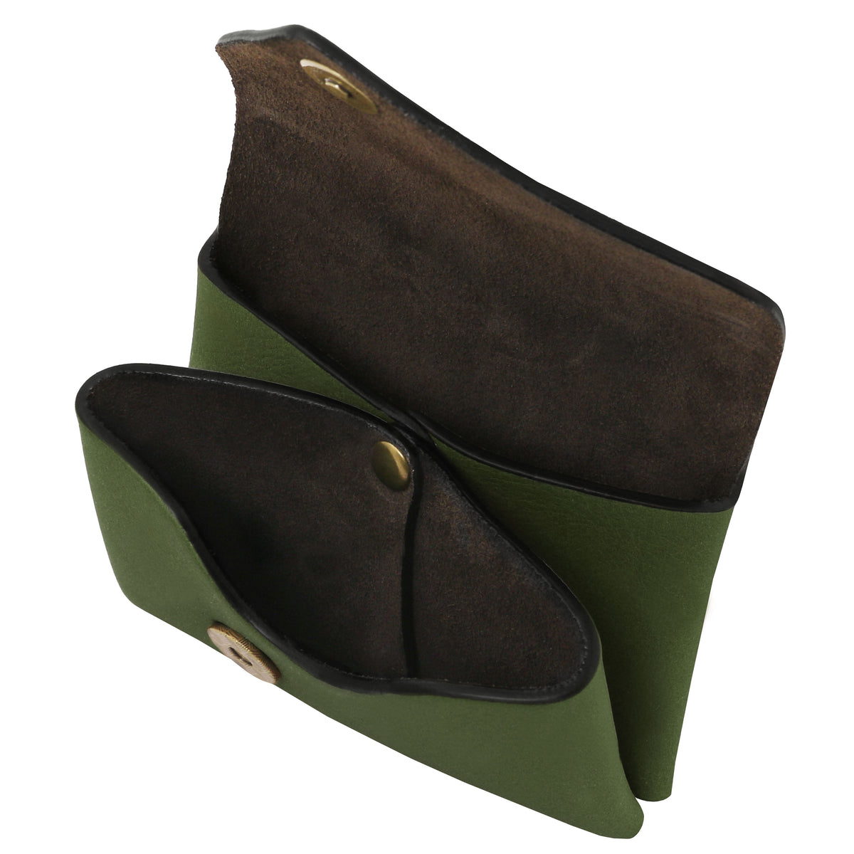 Porte-monnaie compact MONETA en cuir pleine fleur