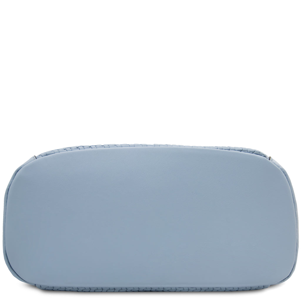 Sac à dos femme DEDALO en cuir véritable imprimé effet tressé