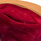 Sac à dos femme DEDALO en cuir véritable imprimé effet tressé