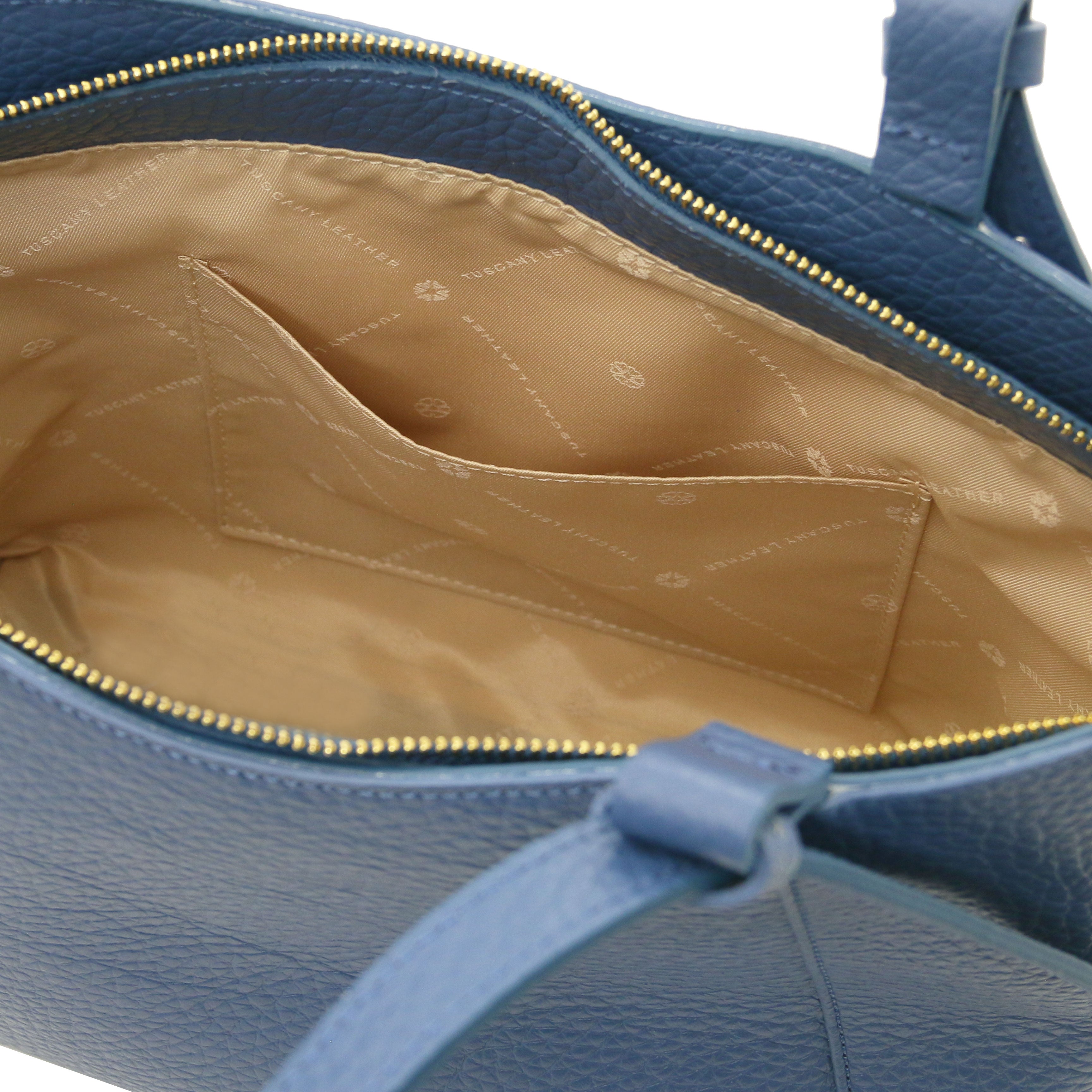 LIBRA — Grand sac shopping en cuir gros grain