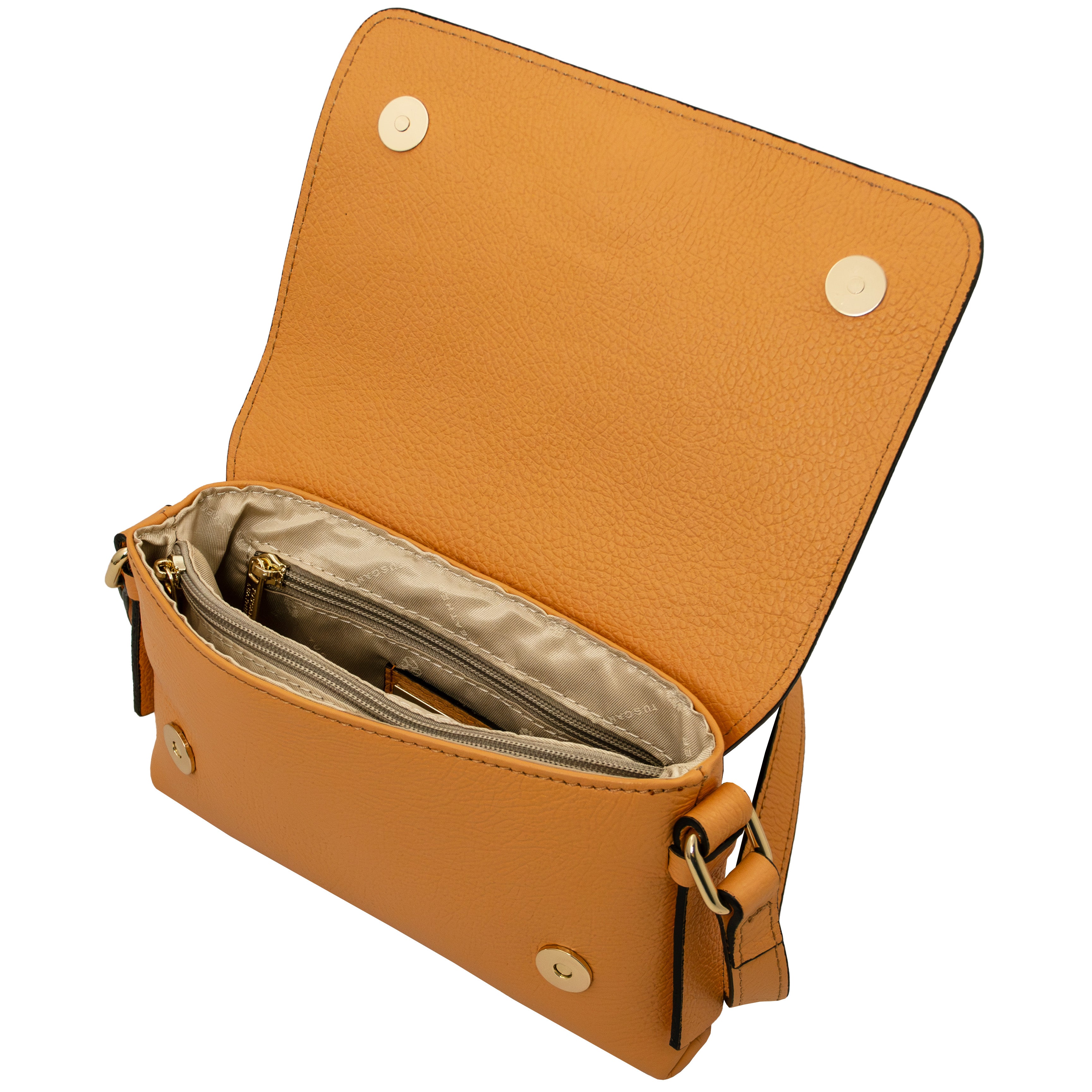 LIVIA — Sac bandoulière en cuir grainé