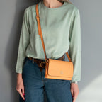LIVIA — Sac bandoulière en cuir grainé