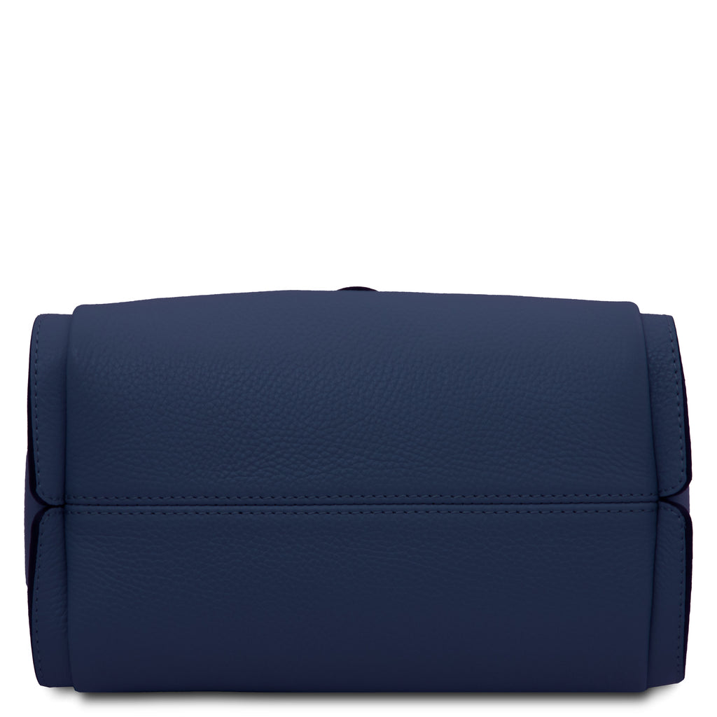 Sac à main femme SOAVE en cuir véritable souple à double poignée