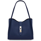 Sac à main femme SOAVE en cuir véritable souple à double poignée