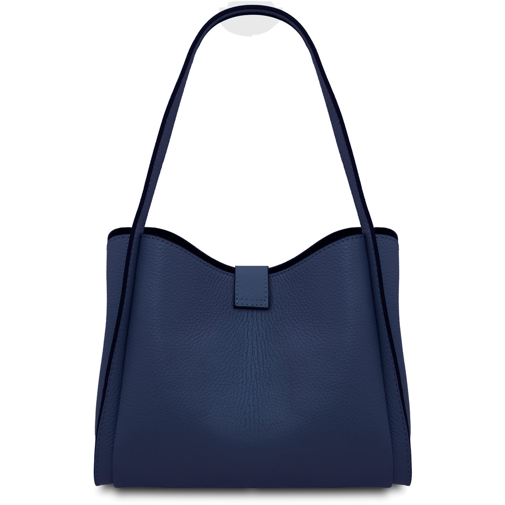 Sac à main femme SOAVE en cuir véritable souple à double poignée