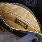 Sac à main femme SOAVE en cuir véritable souple à double poignée