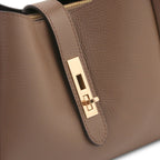 Sac à main femme SOAVE en cuir véritable souple à double poignée