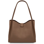 Sac à main femme SOAVE en cuir véritable souple à double poignée