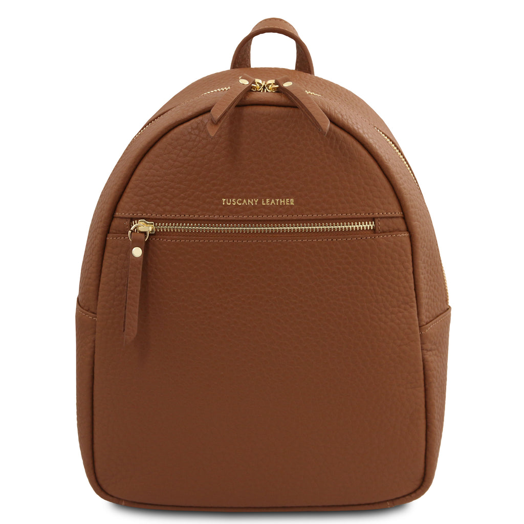 ARCO — Sac à dos compact en cuir à gros grain