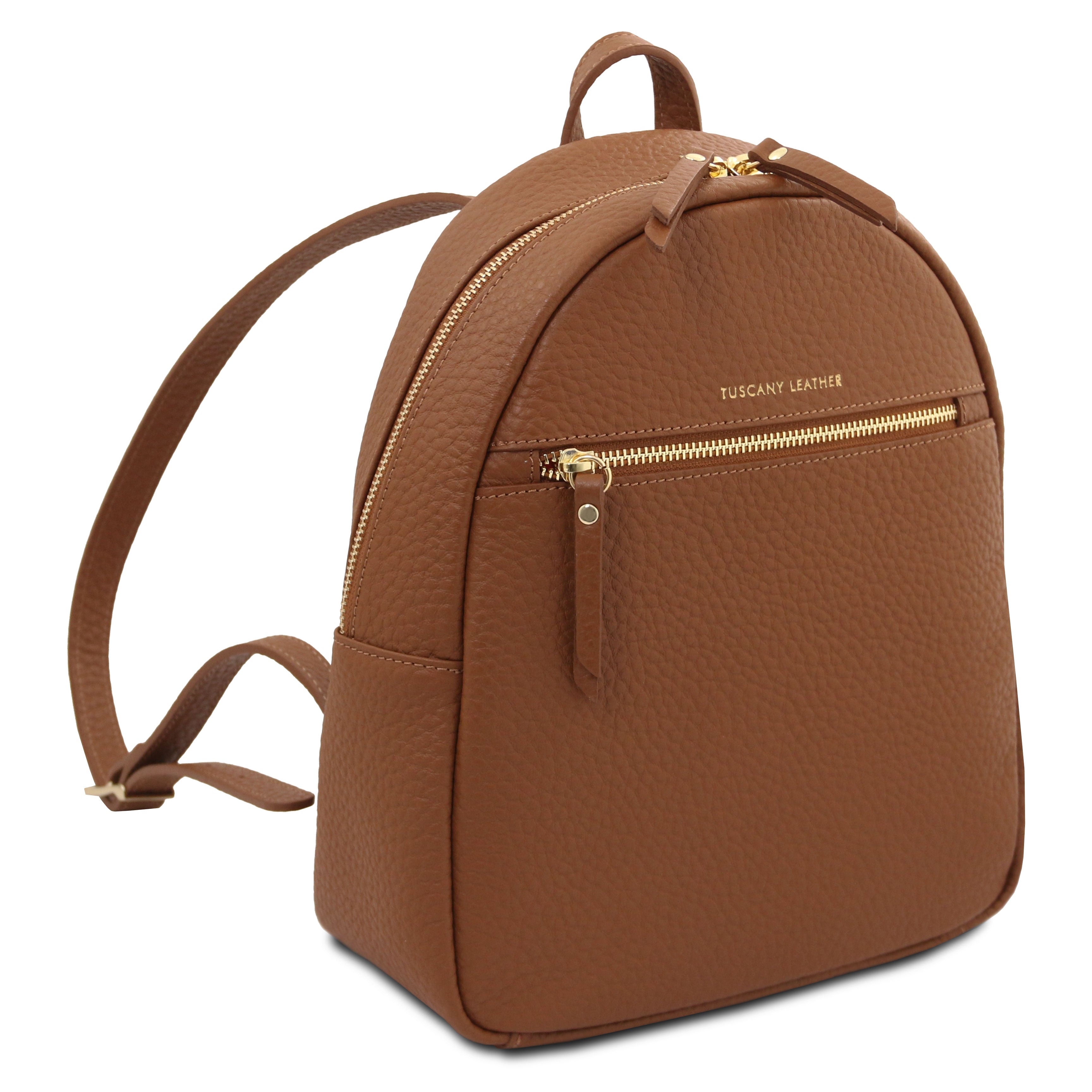 ARCO — Sac à dos compact en cuir à gros grain