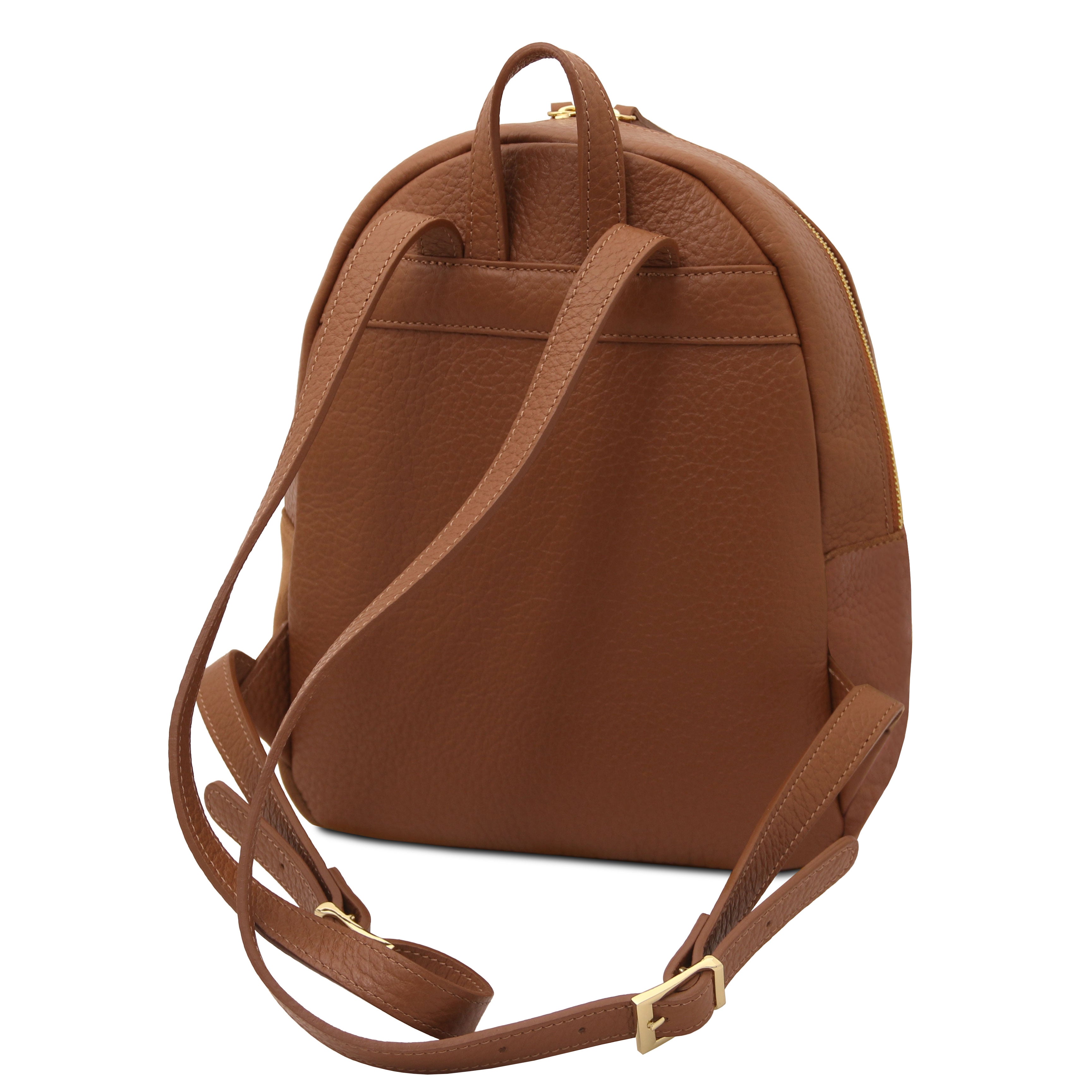 ARCO — Sac à dos compact en cuir à gros grain