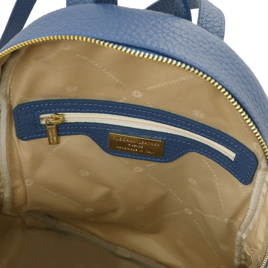 ARCO — Sac à dos compact en cuir à gros grain