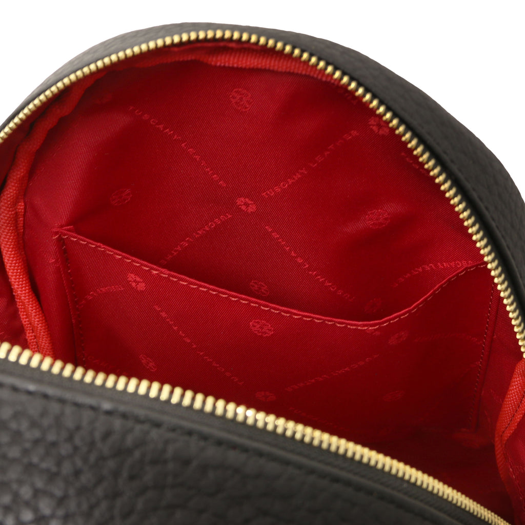 ARCO — Sac à dos compact en cuir à gros grain