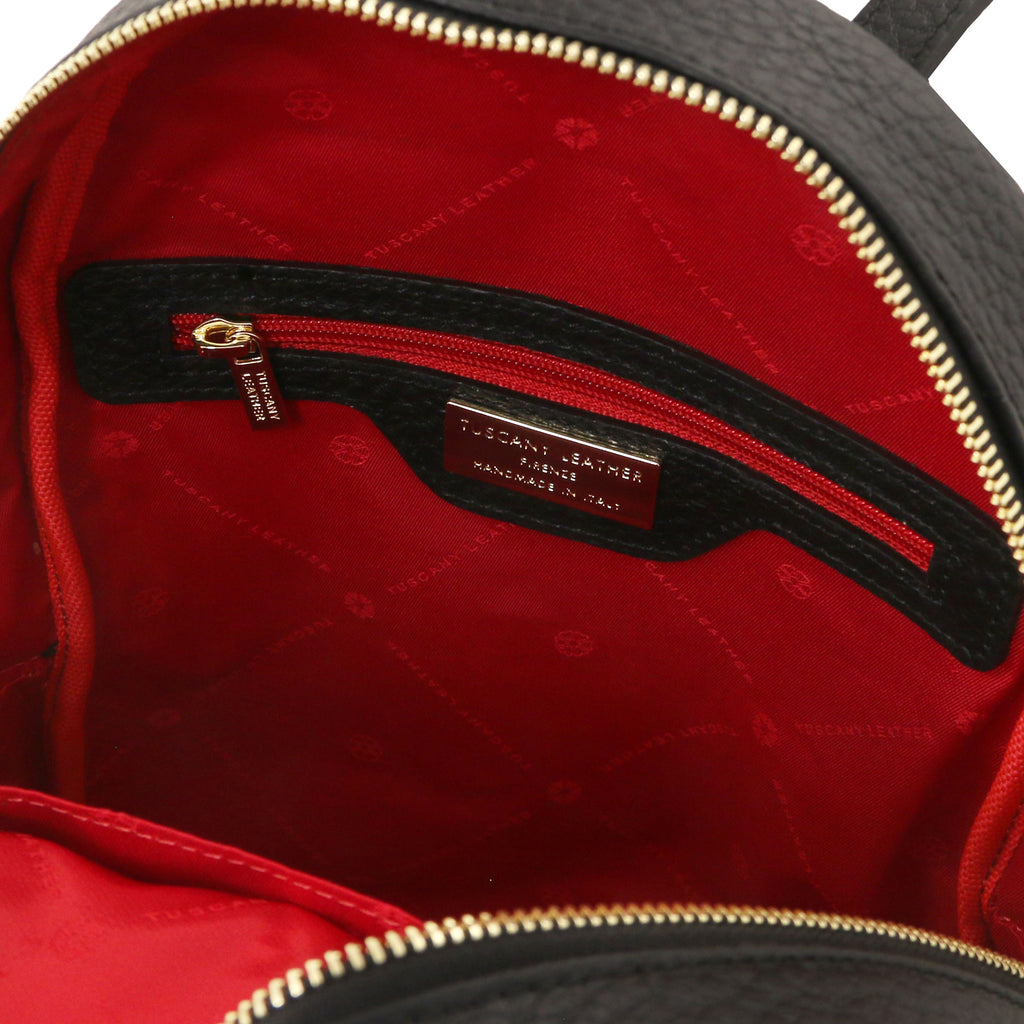 ARCO — Sac à dos compact en cuir à gros grain
