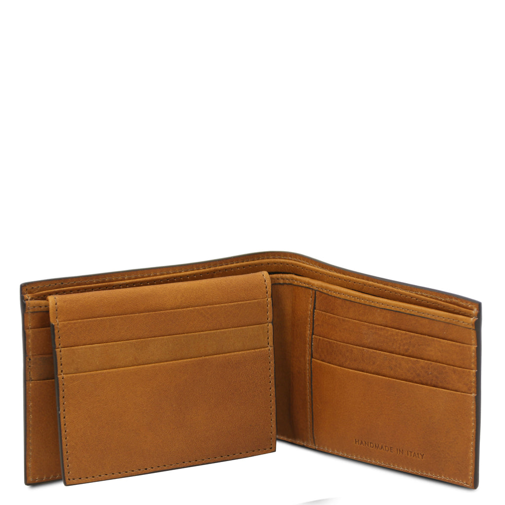 Portefeuille homme TERZO cuir pleine fleur 3 volets