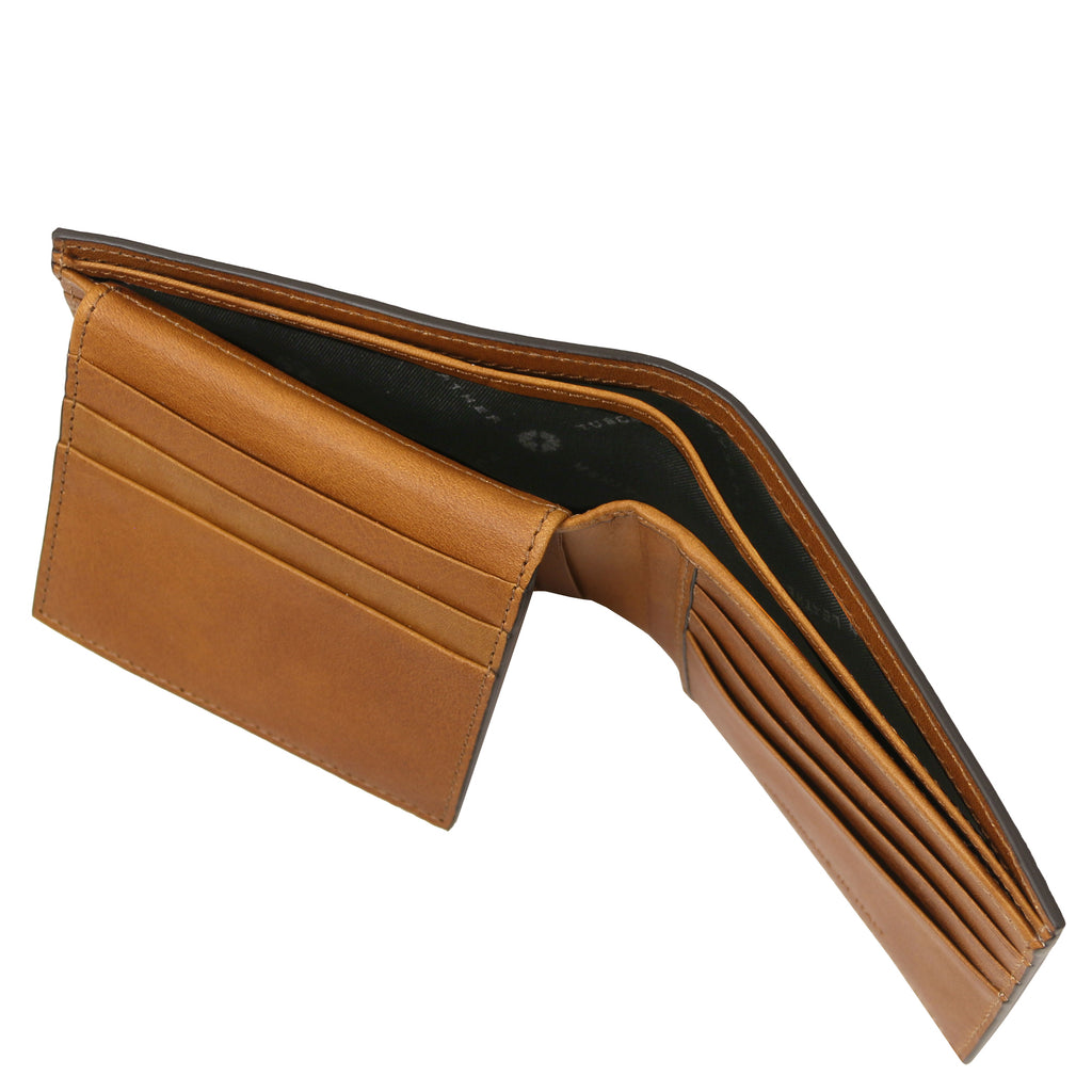 Portefeuille homme TERZO cuir pleine fleur 3 volets