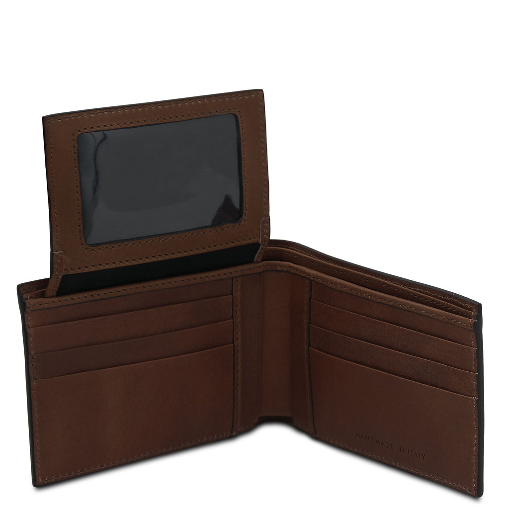 Portefeuille homme TERZO cuir pleine fleur 3 volets