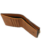 Portefeuille compact unisexe PRIMO en cuir pleine fleur