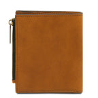 Portefeuille compact unisexe PRIMO en cuir pleine fleur