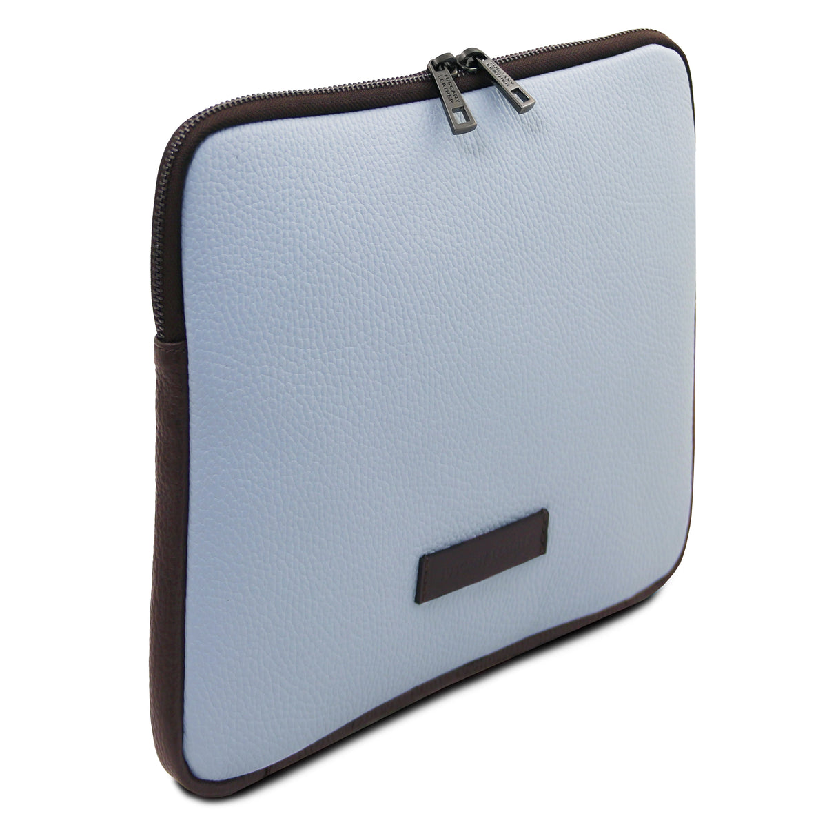 Étui tablette TABULA en cuir grainé rembourré