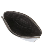 Étui tablette TABULA en cuir grainé rembourré
