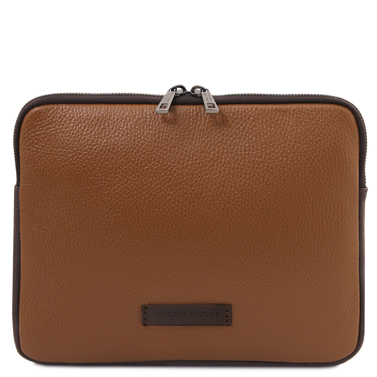 Étui tablette TABULA en cuir grainé rembourré