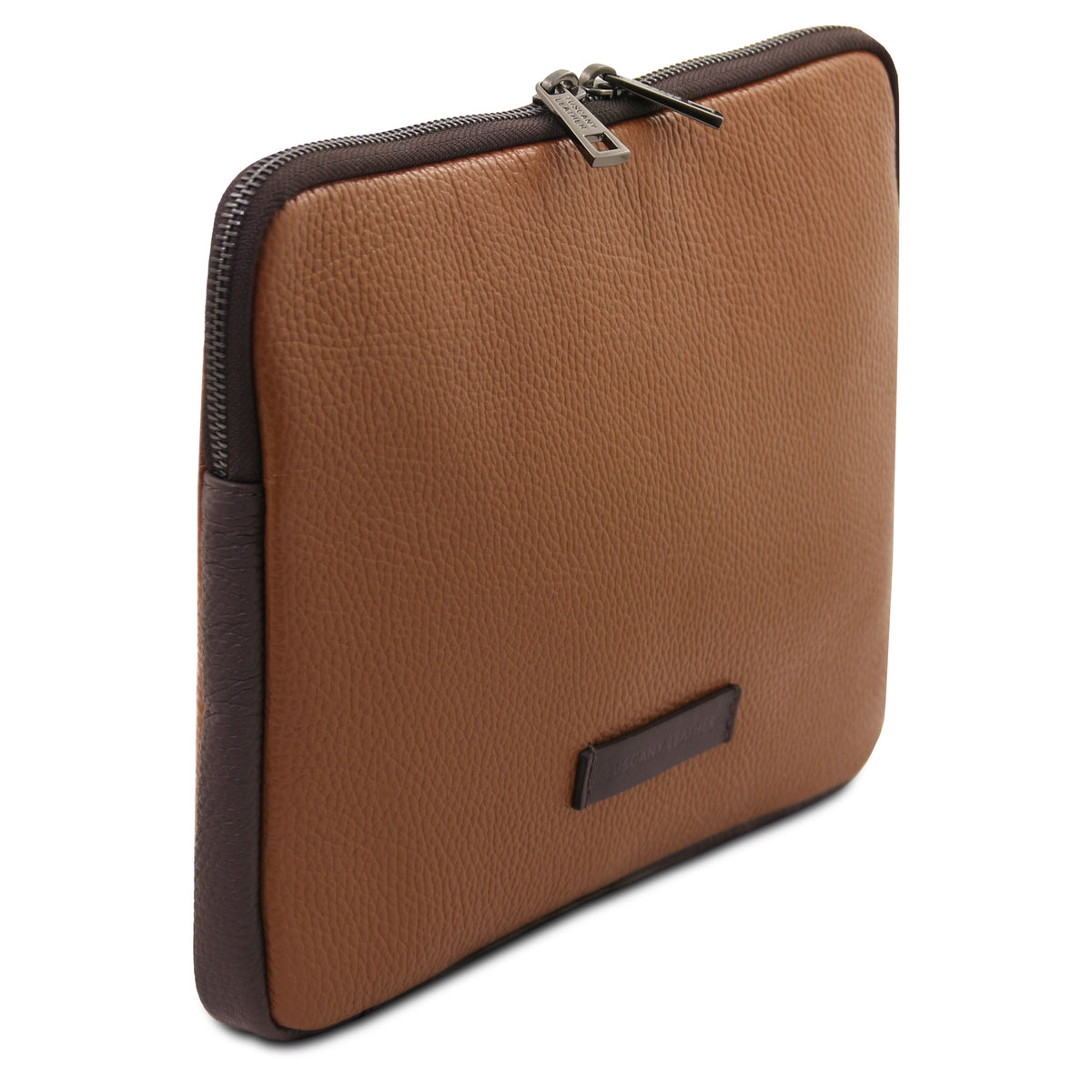 Étui tablette TABULA en cuir grainé rembourré