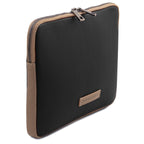Étui tablette TABULA en cuir grainé rembourré