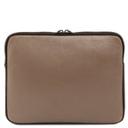 Étui tablette TABULA en cuir grainé rembourré