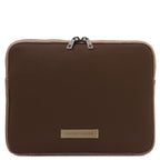 Étui tablette TABULA en cuir grainé rembourré