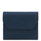 Portefeuille femme compact PRIMA en cuir pleine fleur