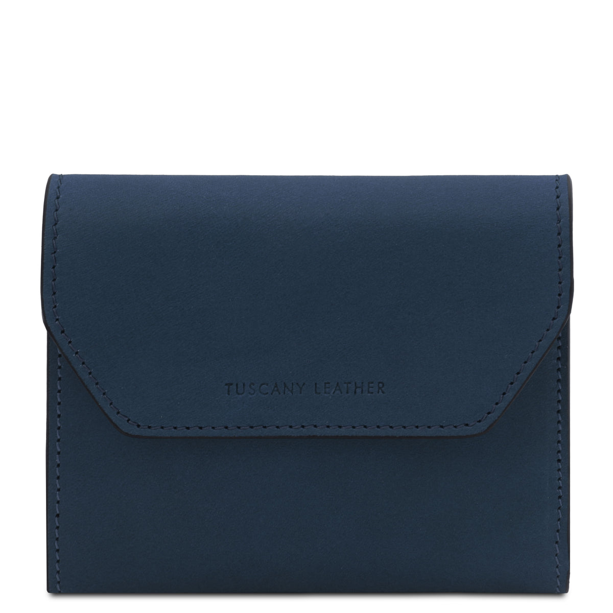 Portefeuille femme compact PRIMA en cuir pleine fleur