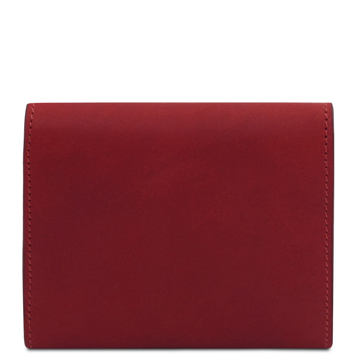 Portefeuille femme compact PRIMA en cuir pleine fleur