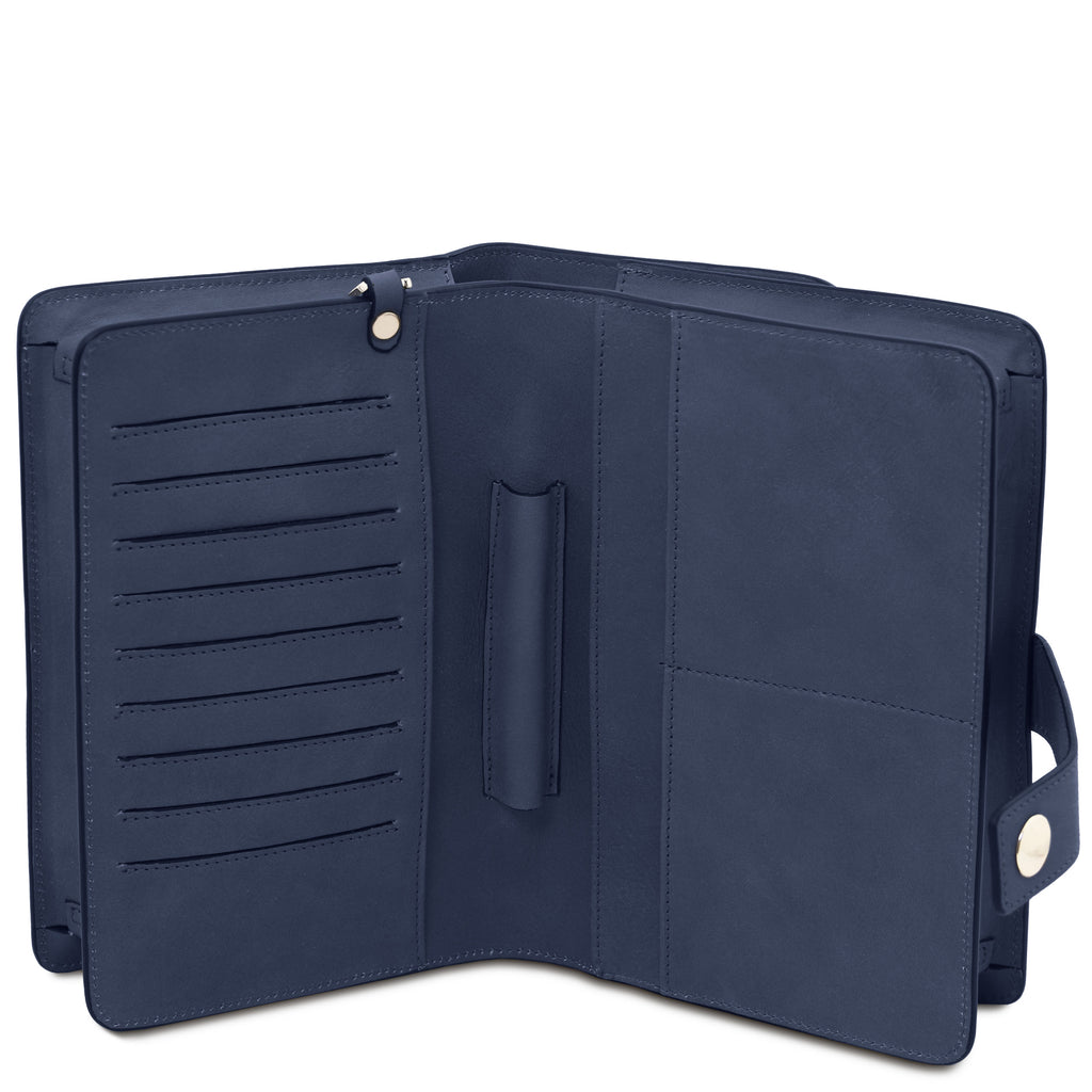 Pochette homme cuir pleine fleur organiseur OLIVER