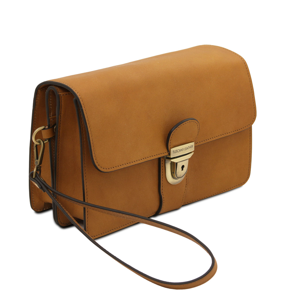 Pochette homme cuir pleine fleur organiseur OLIVER