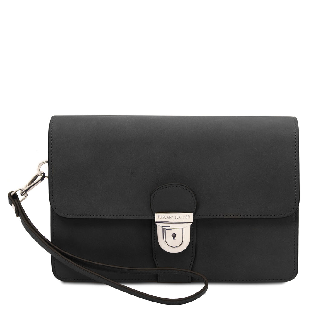 Pochette homme cuir pleine fleur organiseur OLIVER