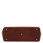 ESSENZA — Sac shopper en cuir pleine fleur