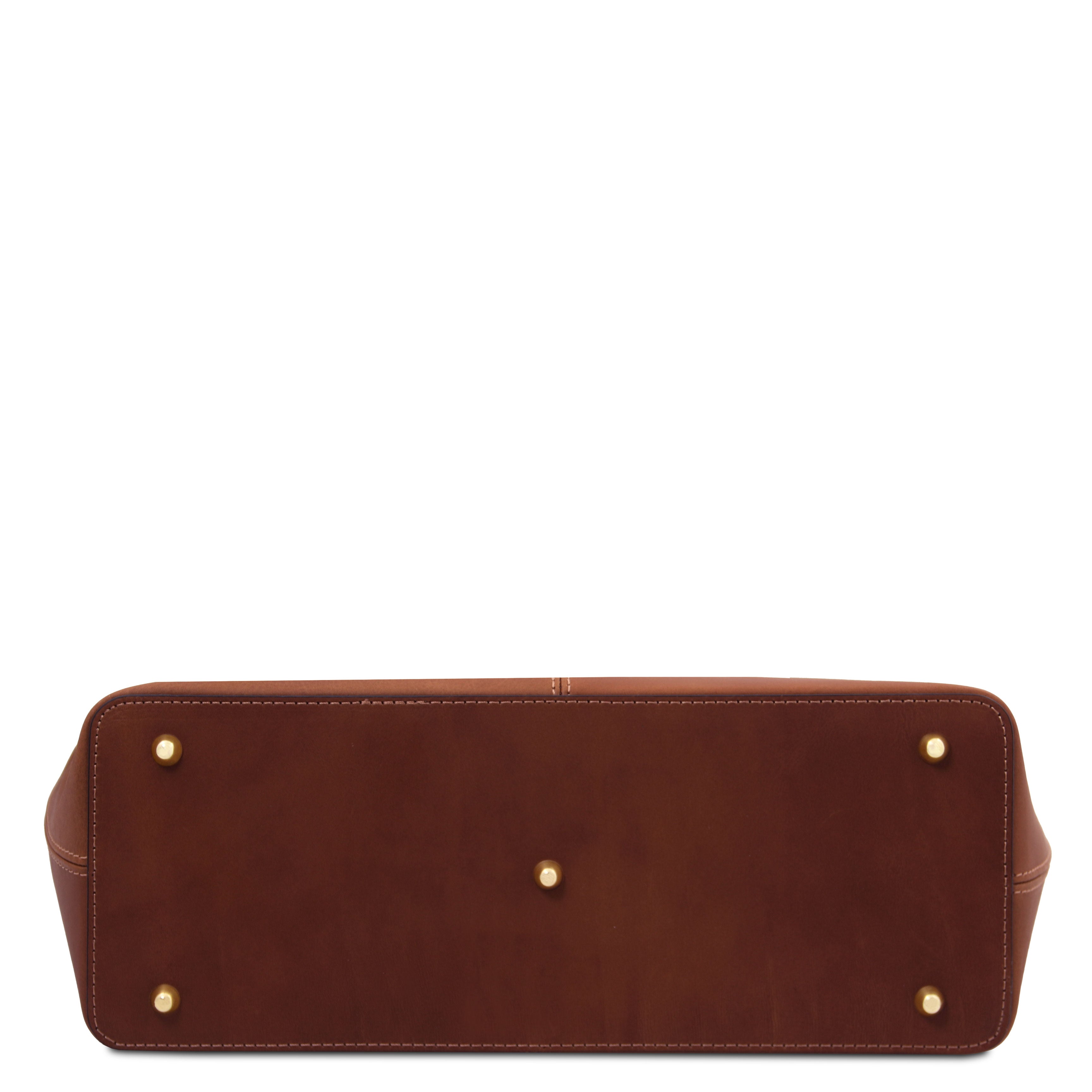 ESSENZA — Sac shopper en cuir pleine fleur