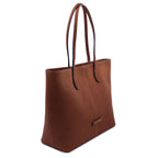 ESSENZA — Sac shopper en cuir pleine fleur