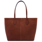 ESSENZA — Sac shopper en cuir pleine fleur