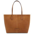 ESSENZA — Sac shopper en cuir pleine fleur