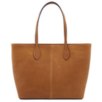 ESSENZA — Sac shopper en cuir pleine fleur