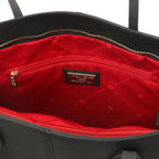 ESSENZA — Sac shopper en cuir pleine fleur